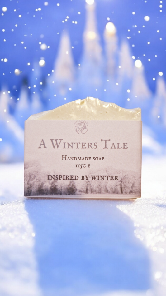 A winters Tale handmade soap 115g e - Inspired by Winter