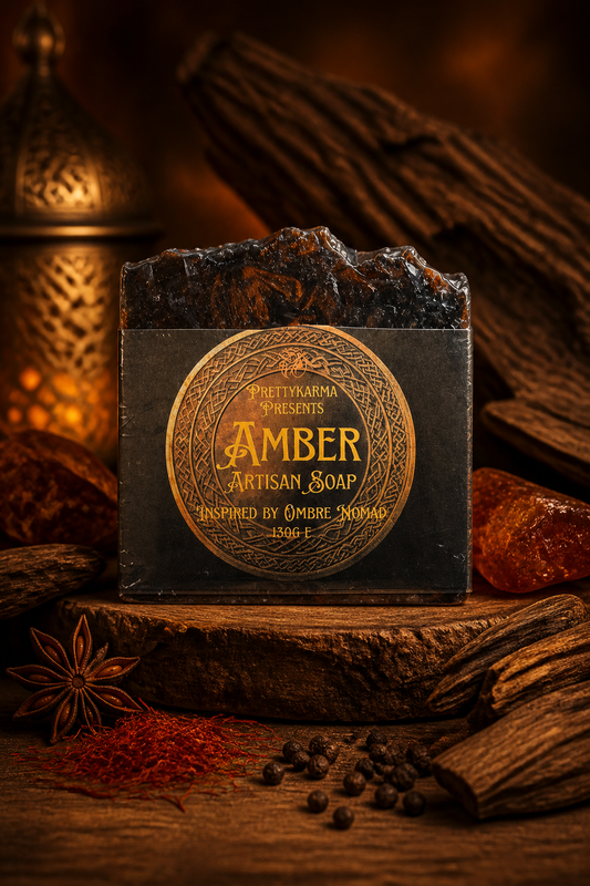 Amber handmade soap - Inspired by Ombre Nomad