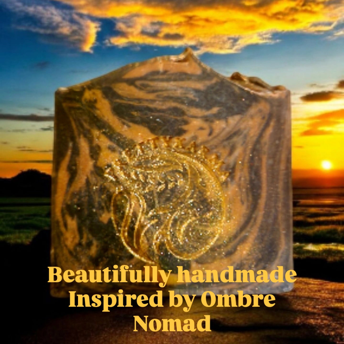 Amber handmade soap - Inspired by Ombre Nomad