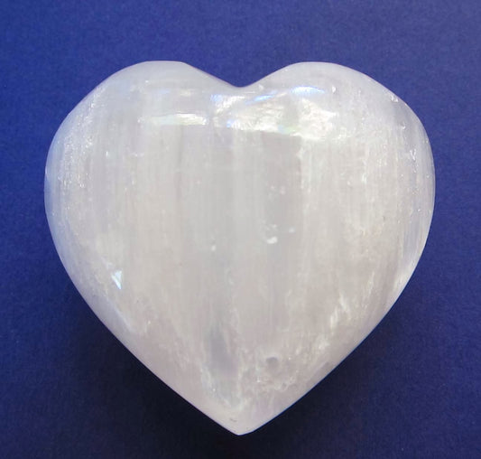 Selenite Heart Crystal